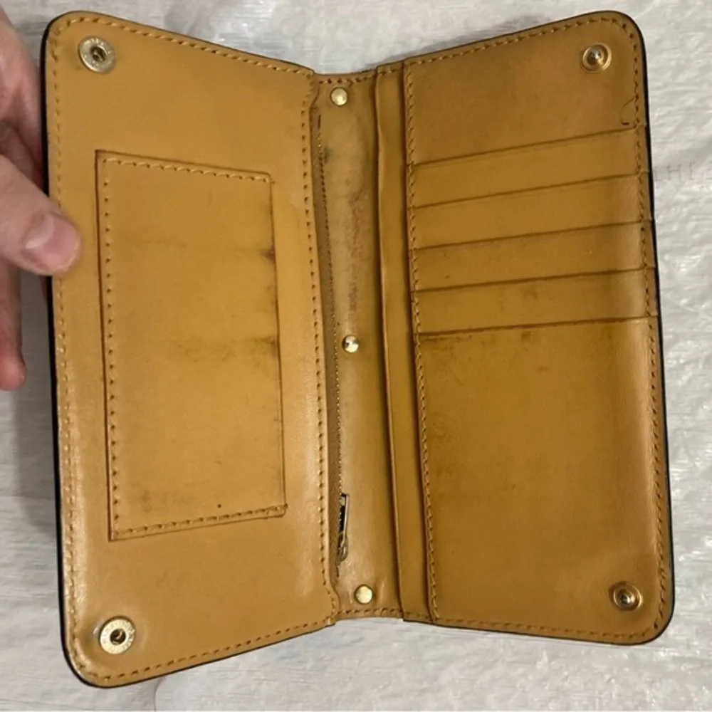 Sophia hulme black leather wallet